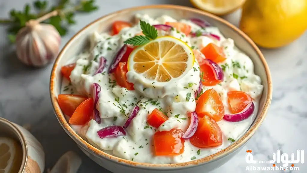 طريقة عمل سلطة الزبادى