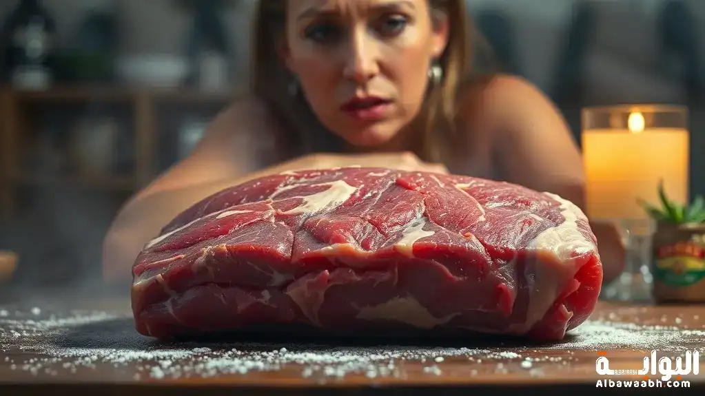 تفسير حلم اللحمة النية