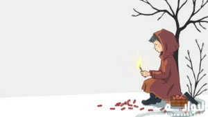 تلخيص قصة بائعة الكبريت