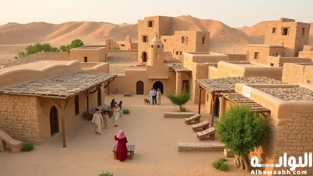 أين تقع قرية الجنادرية