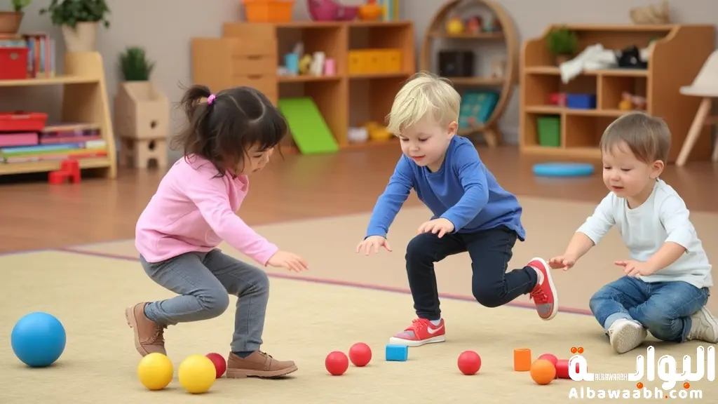 ألعاب حركية للأطفال بدون أدوات