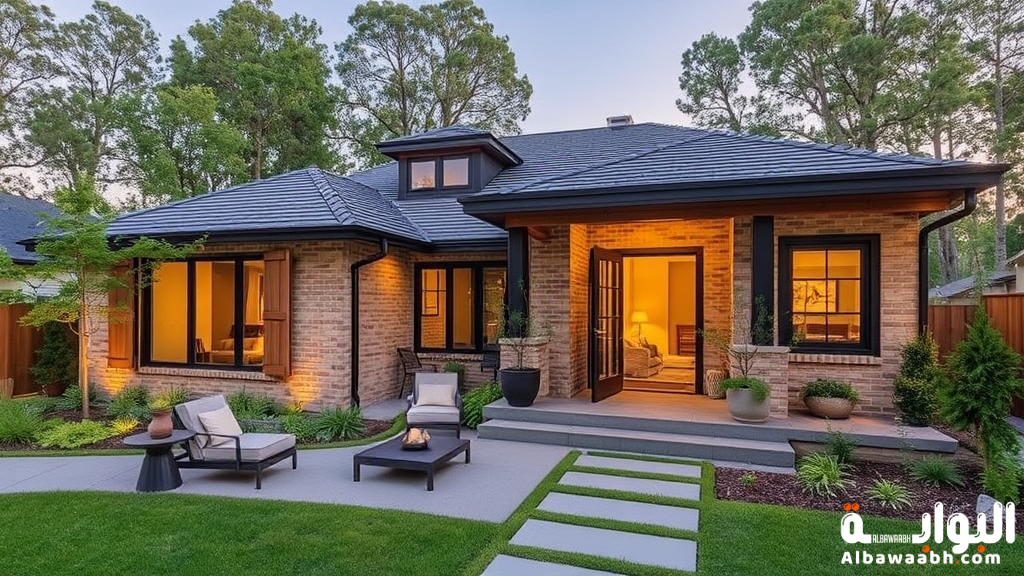 ديكور خارجي للبيت بأسلوب عصري