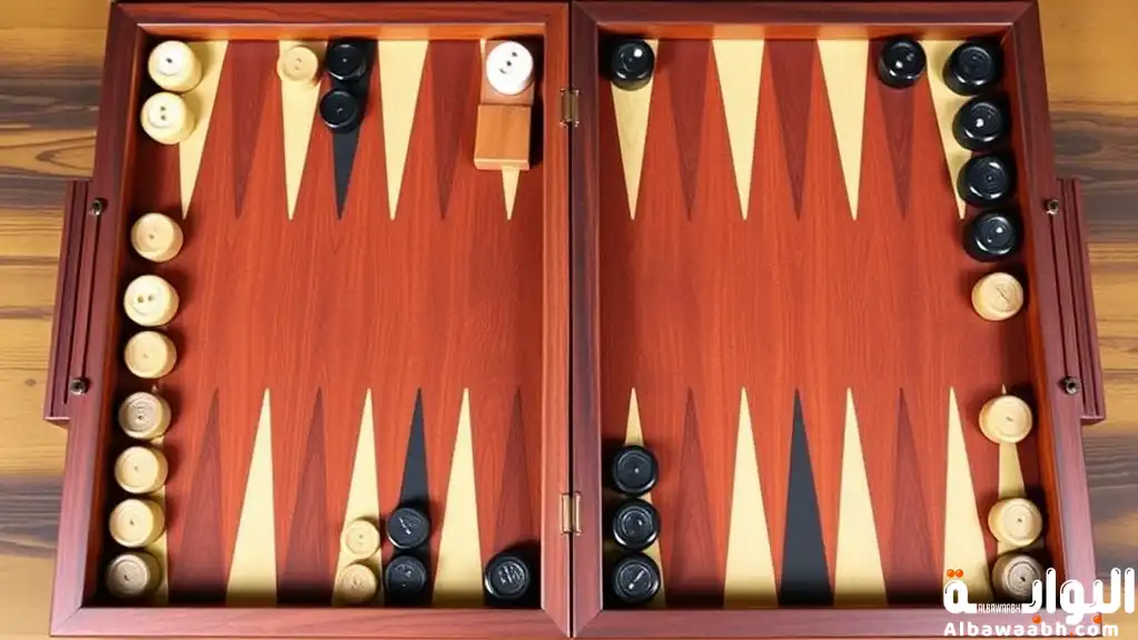 طريقة لعب الطاولة