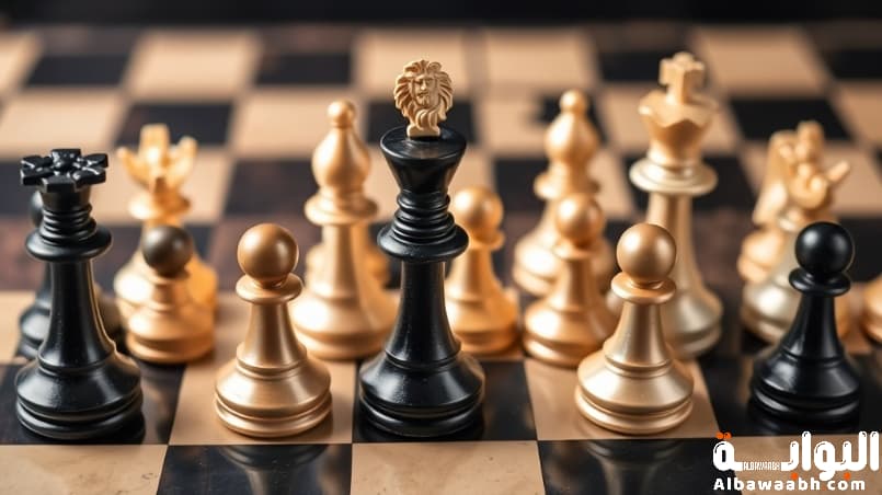ترتيب قطع الشطرنج