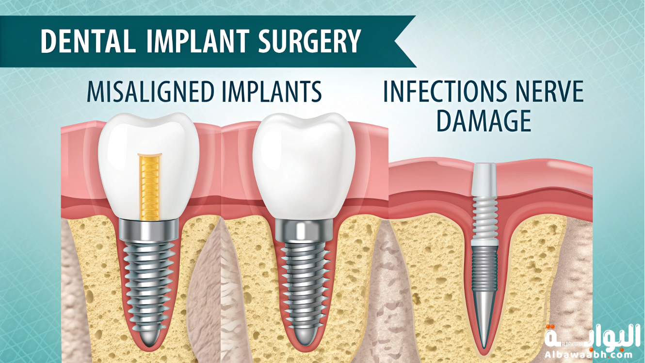 عيوب زراعة الأسنان