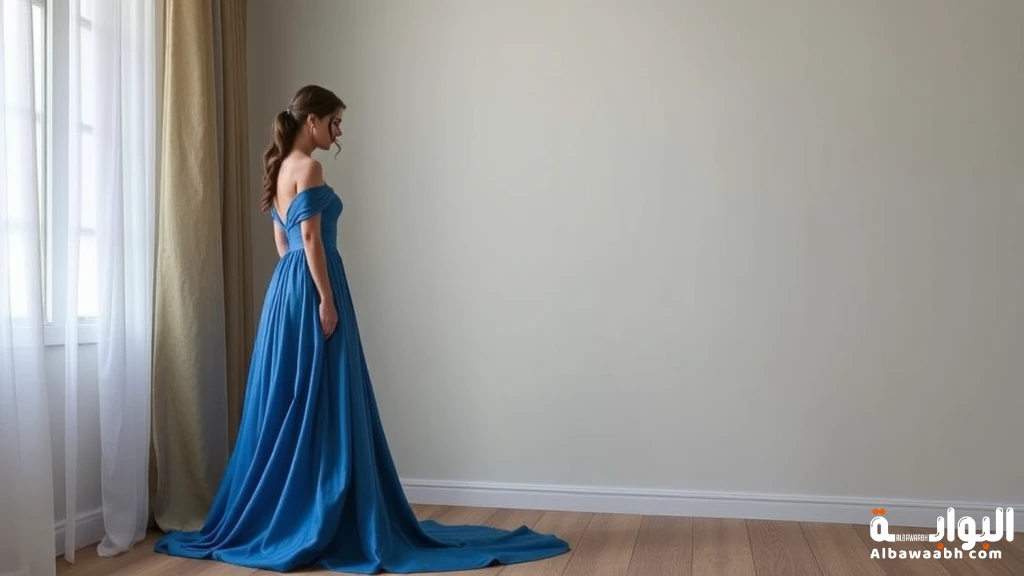تفسير حلم لبس فستان أزرق طويل للعزباء
