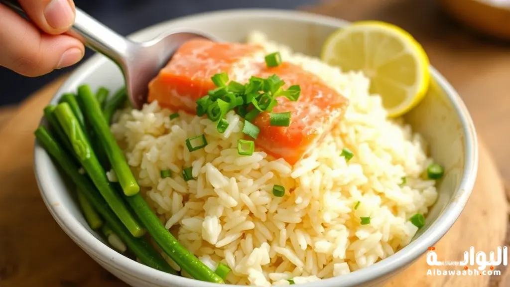 طريقة عمل رز السمك