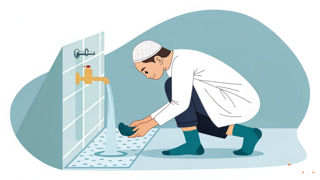 شروط المسح على الجوارب