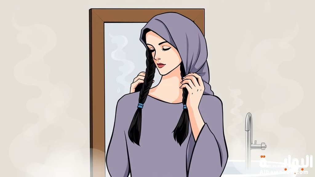 كيفية غسل الجنابة للمرأة