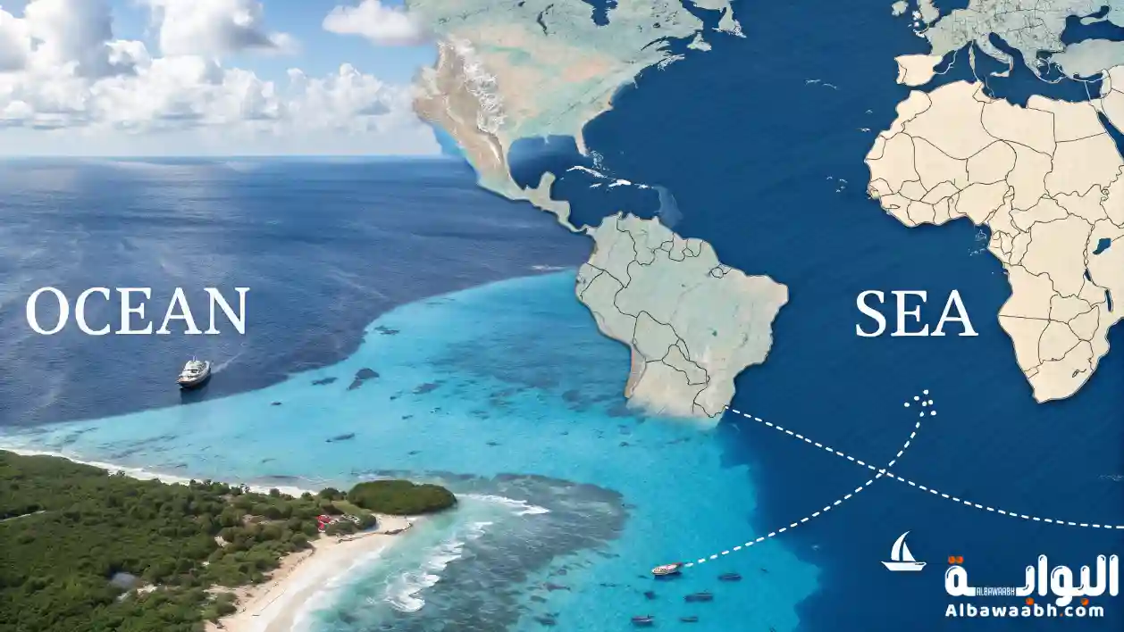 الفرق بين المحيط والبحر