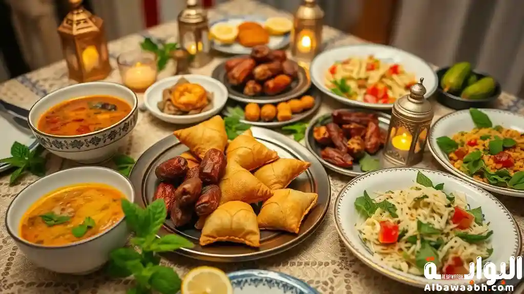 تزيين أطباق رمضان