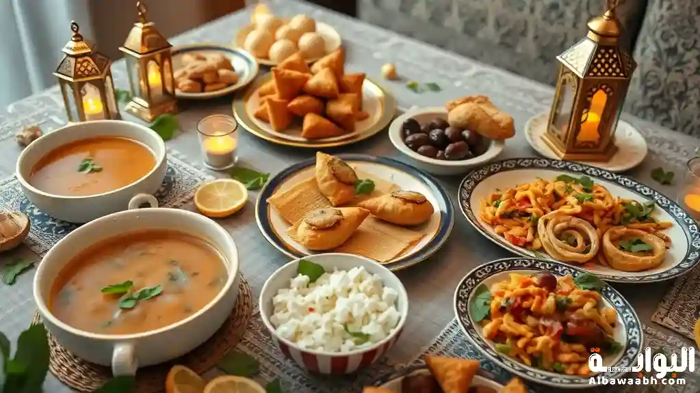 تزيين أطباق رمضان