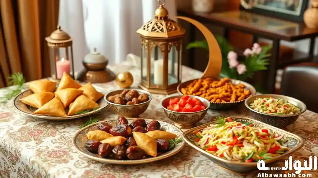 تزيين أطباق رمضان