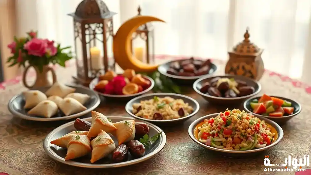 تزيين أطباق رمضان