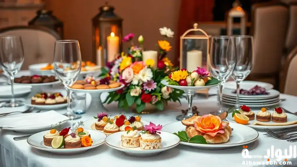 تزيين الطعام للمناسبات