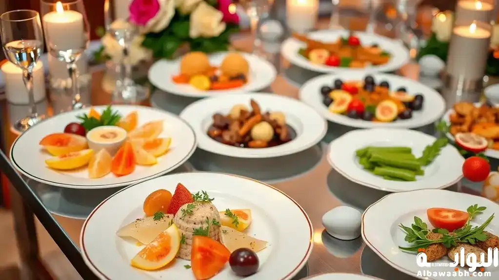 تزيين الطعام للمناسبات