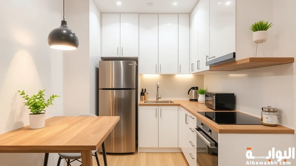 تنظيم المطبخ الصغير