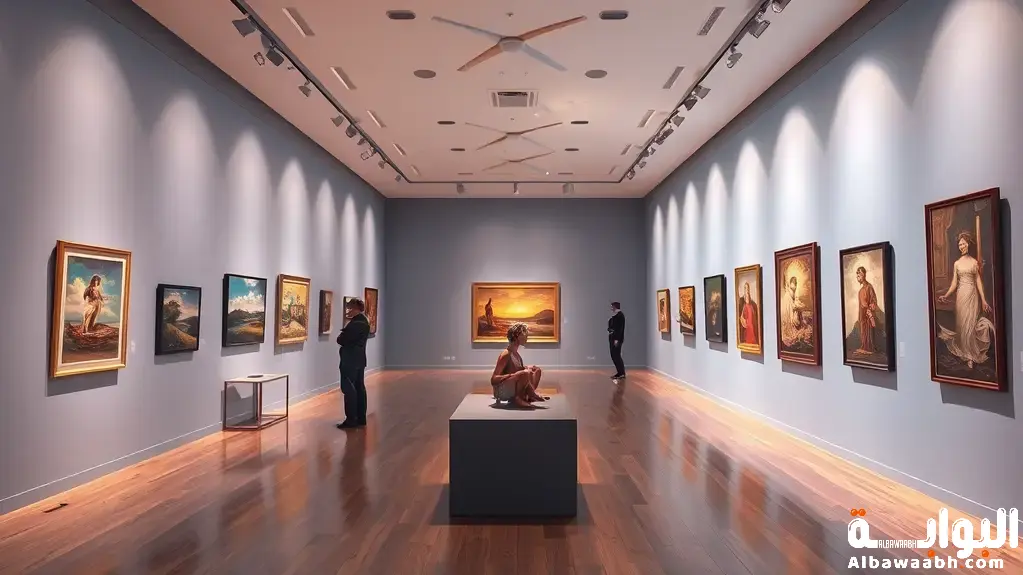 أسس تصميم المعارض الفنية