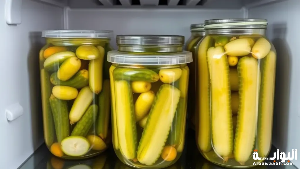 طريقة تخزين المخللات