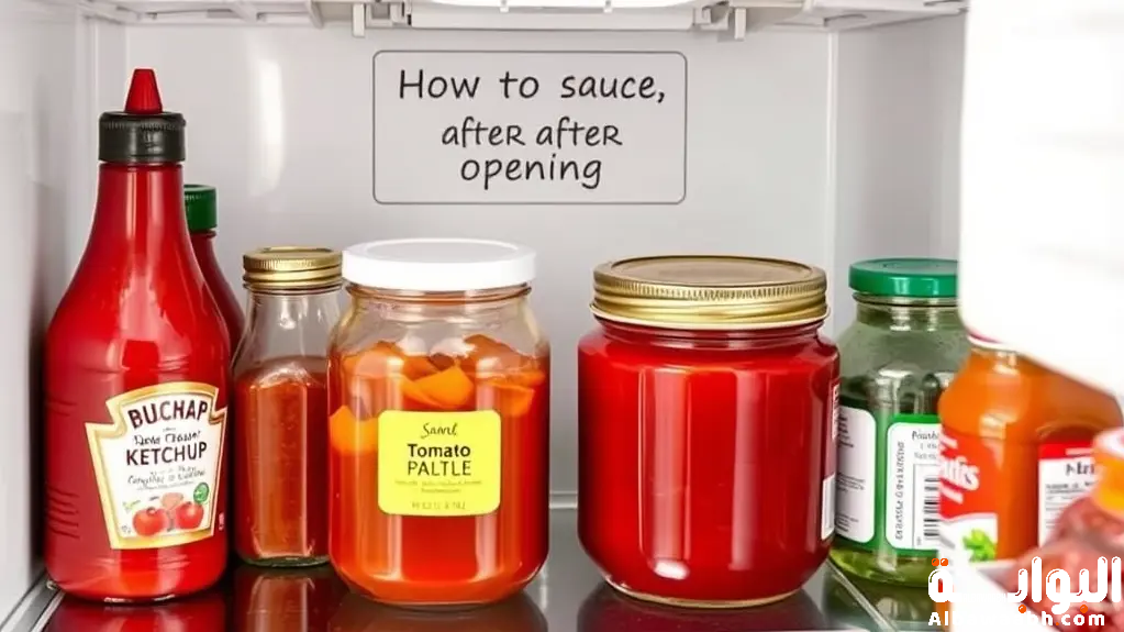 طريقة حفظ الصوص بعد الفتح