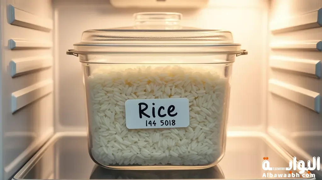 هل يمكن حفظ الأرز في الثلاجة؟