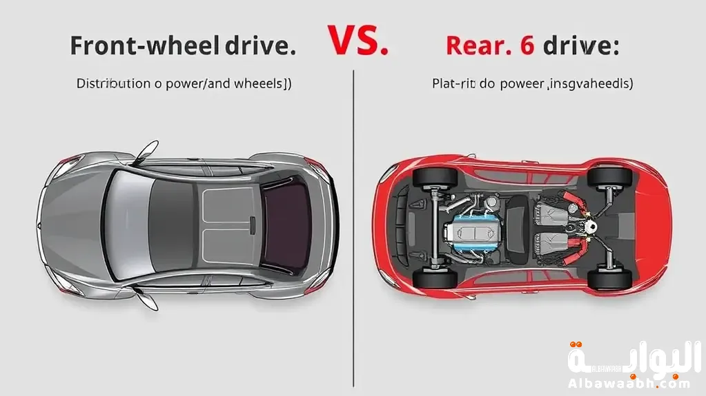 الفرق بين الدفع الأمامي والخلفي