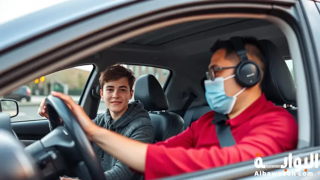 تعليم قيادة السيارة للمبتدئين