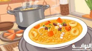 طريقة عمل شوربة العدس