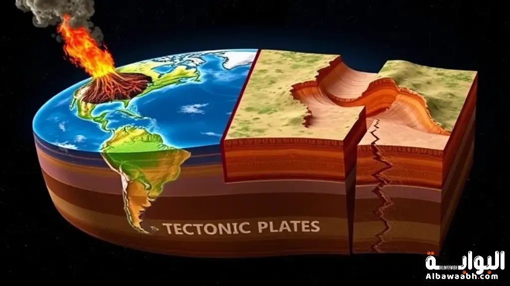 أسباب البراكين والزلازل