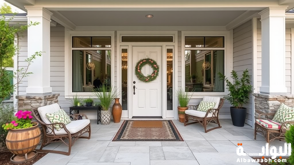 ديكور خارجي للبيت بأسلوب عصري