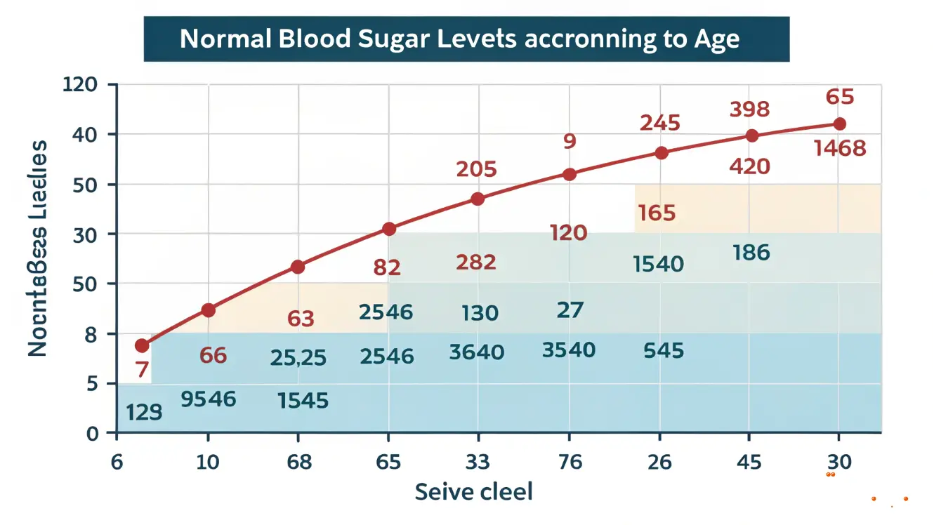 معدل السكر الطبيعي حسب العمر