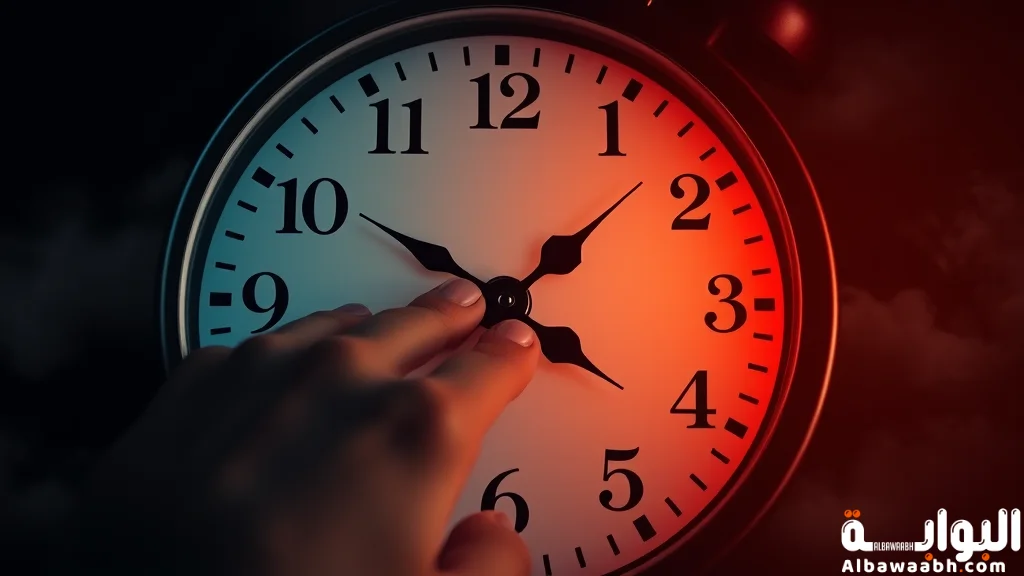 الساعة في المنام