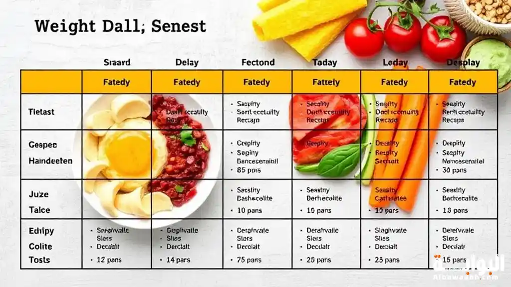 حمية غذائية يومية
