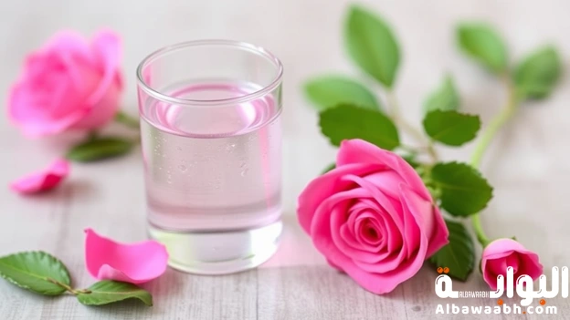 فوائد ماء الورد للبشره