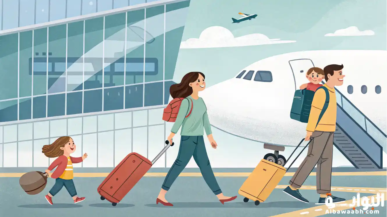 تفسير حلم ركوب الطائرة مع الأهل