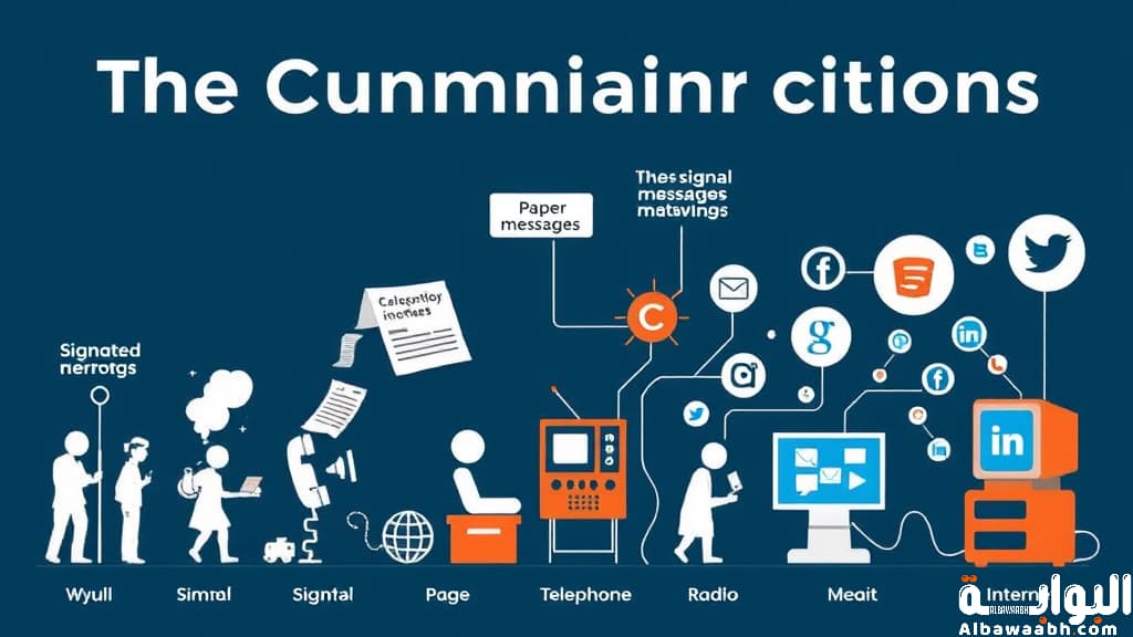 مراحل تطور وسائل الاتصال