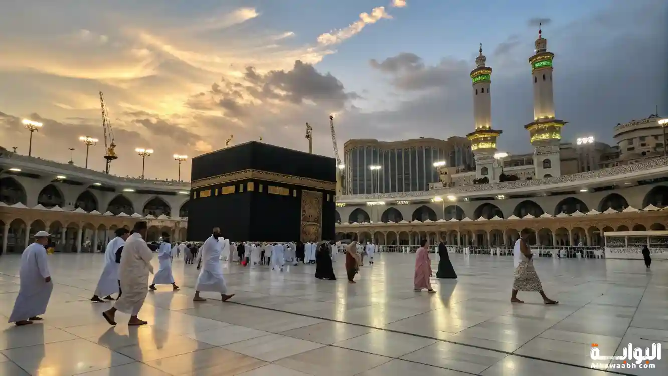 الشراء بعد أداء طواف الوداع