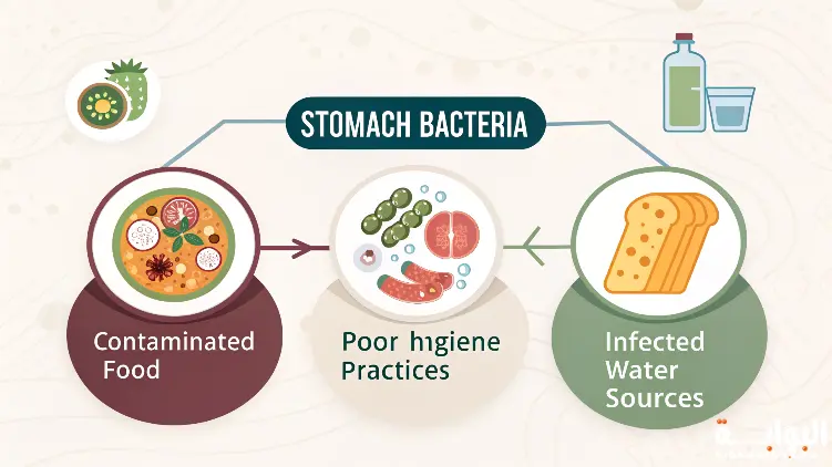 اسباب جرثومة المعدة
