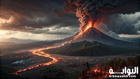 أعظم انفجار بركاني في التاريخ 