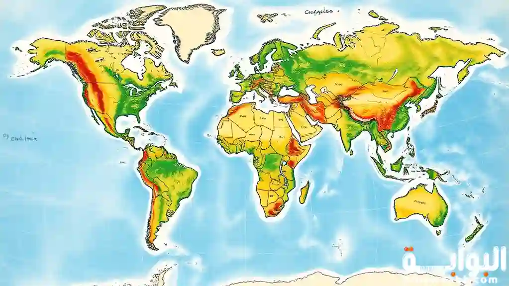 تطور الخرائط الجغرافية