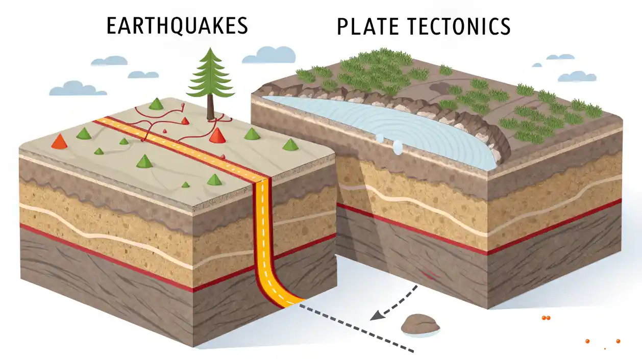 علاقة الزلازل بتكتونية الصفائح