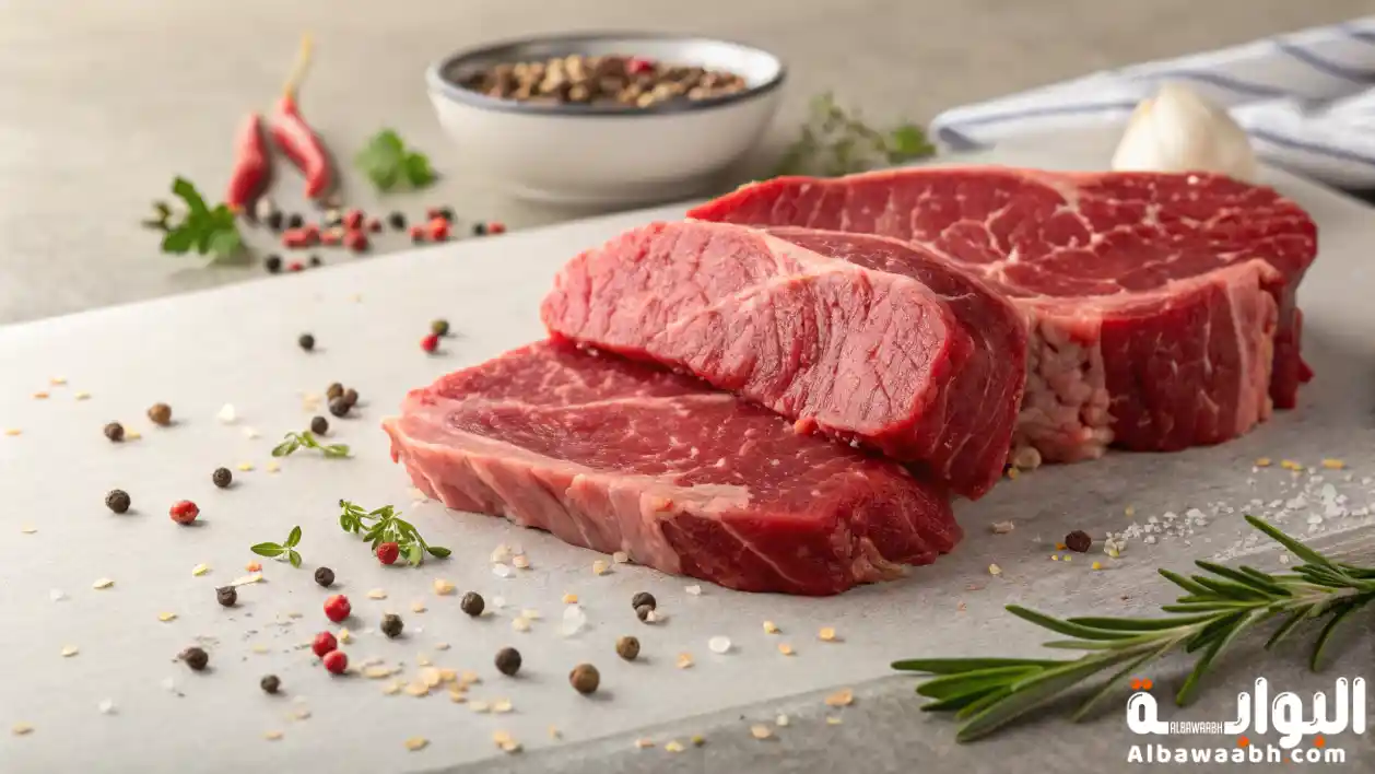 رؤية اللحم النيء في المنام دون أكله