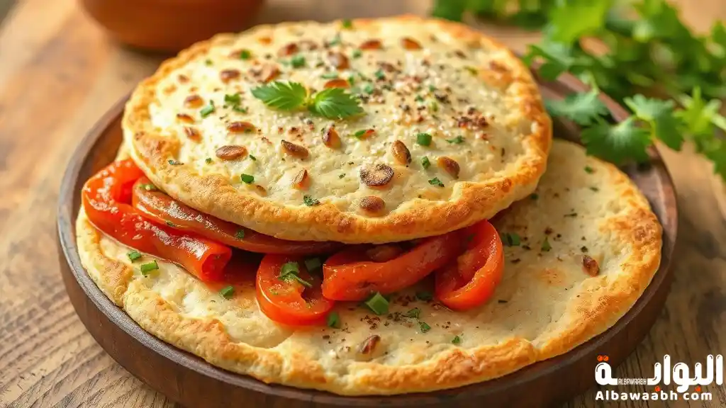 خبز الصاج المنزلي