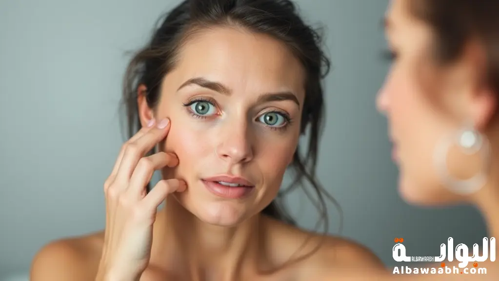 تجاعيد الوجه المبكرة
