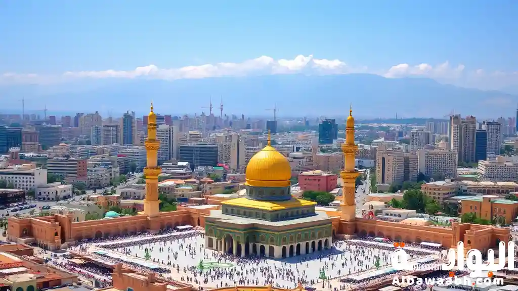 كم تبعد المدينة عن مكة