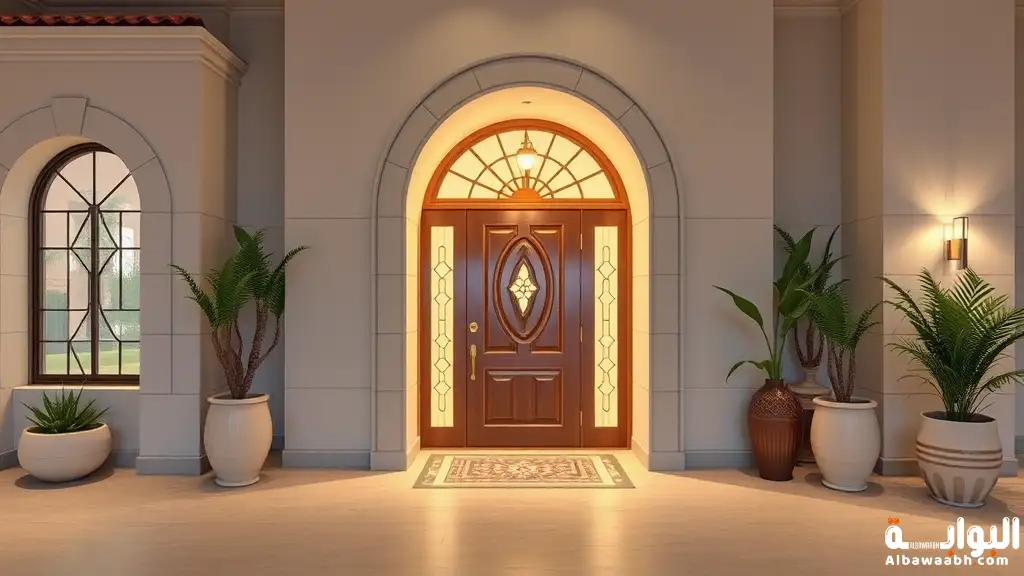 تصميم مدخل منزل سعودي