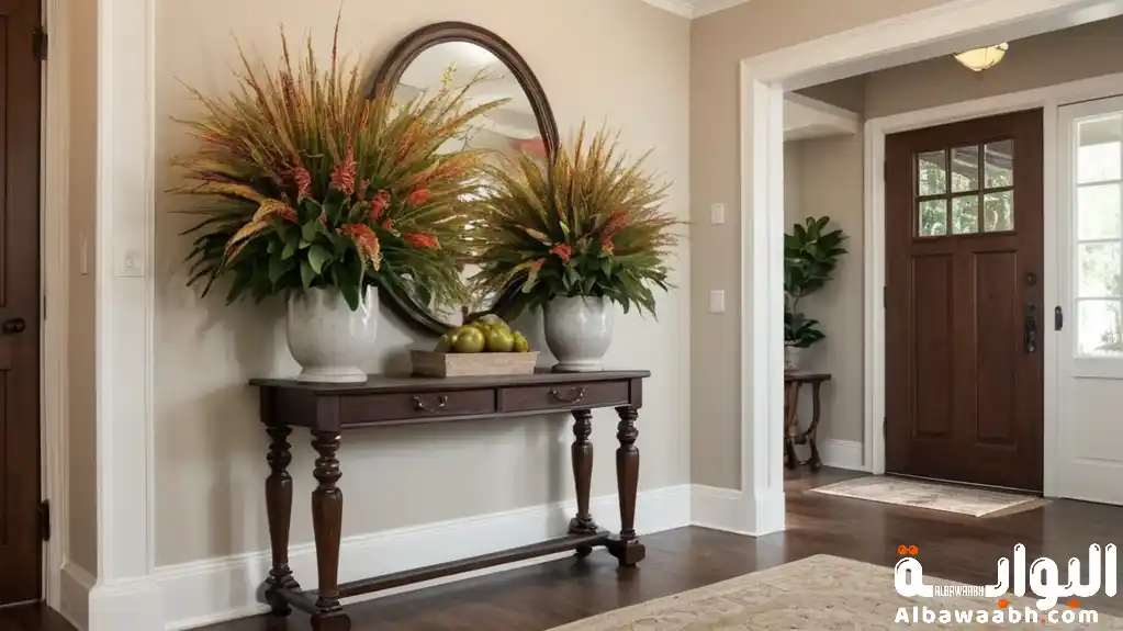 ديكور مدخل الاستراحة