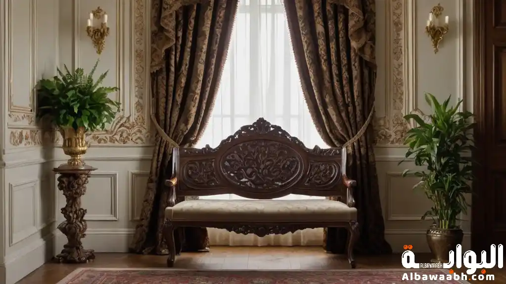 ديكور مدخل الاستراحة