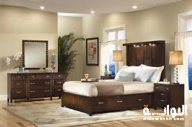 أنواع دهانات غرف النوم الخشب