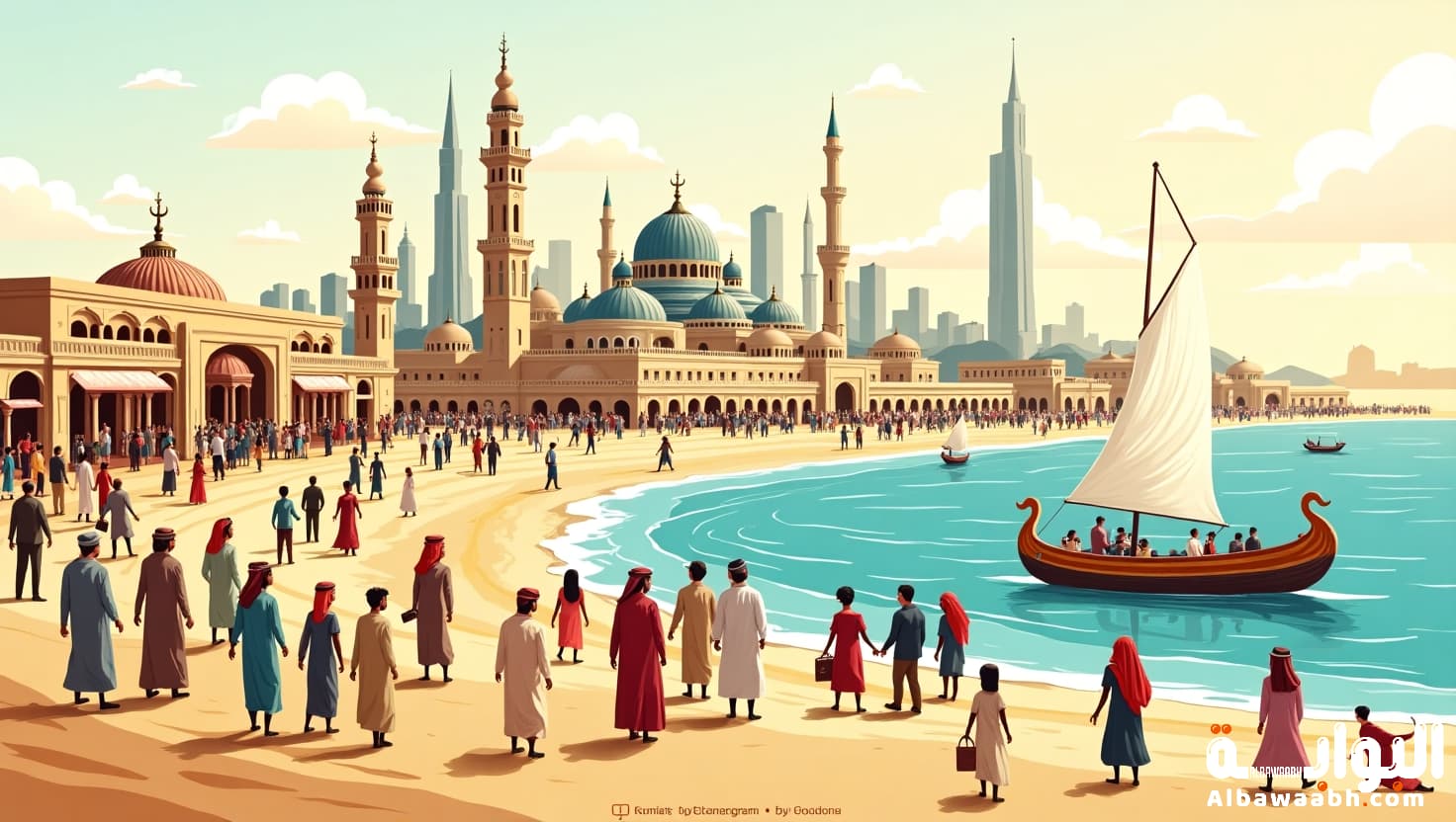 مساحة الكويت وعدد سكانها